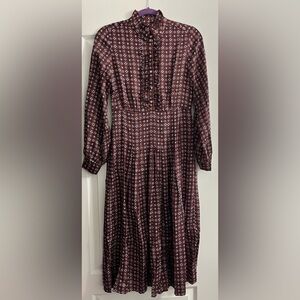 Sandro Thina printed midi dress